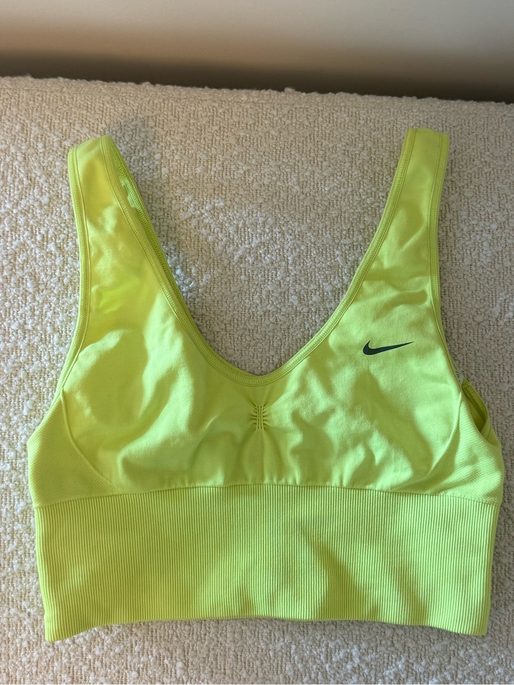 Nike Women's Neon Green Sports Bra
